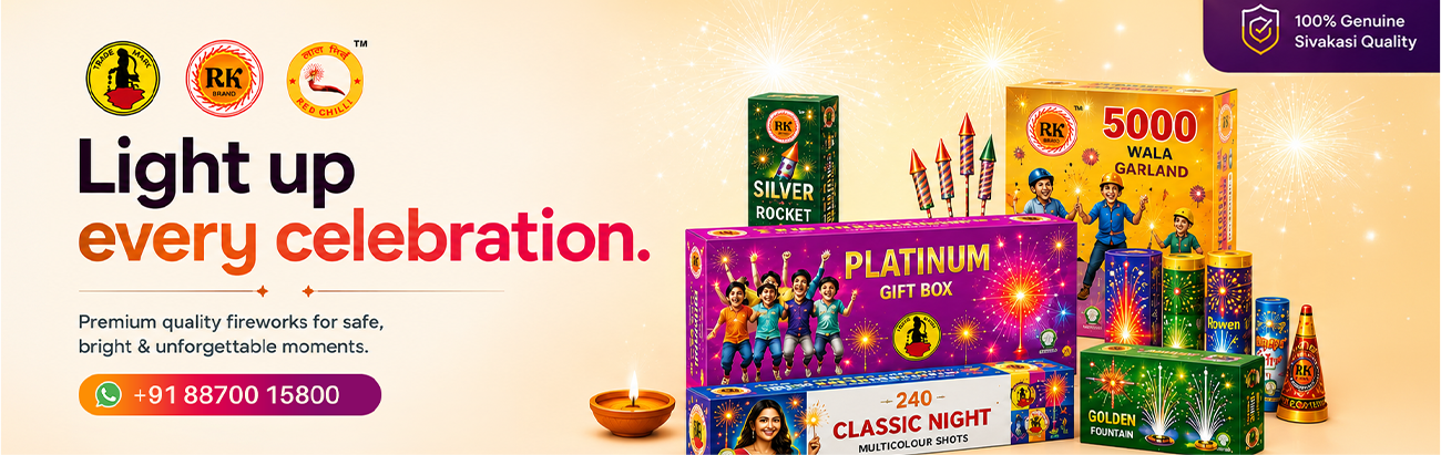 Red Chilli Crackers — premium Sivakasi Diwali crackers
